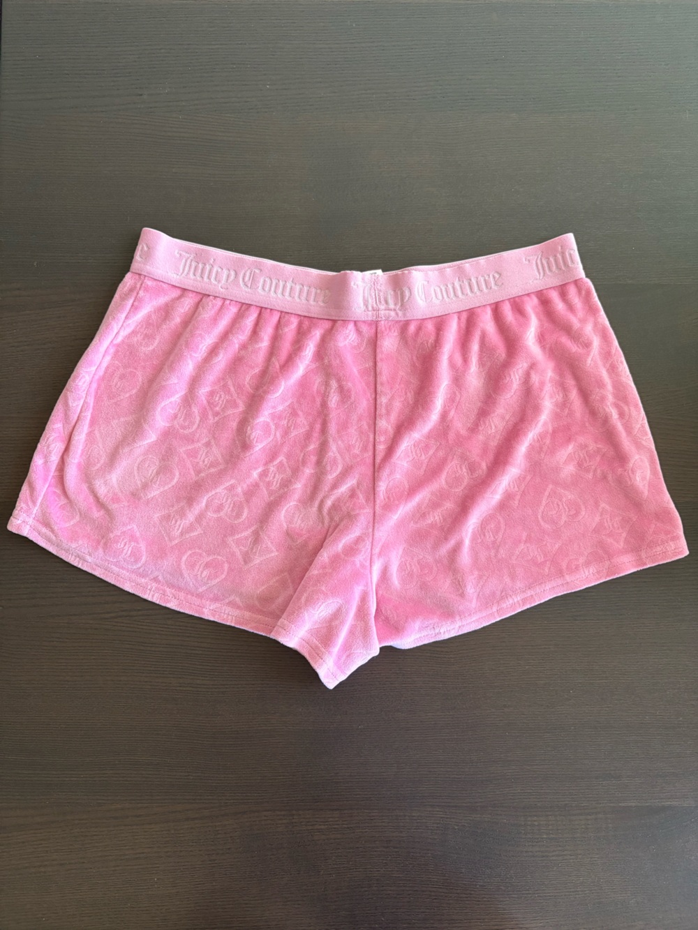 Juicy Couture soft pink sleep shorts Size Medium